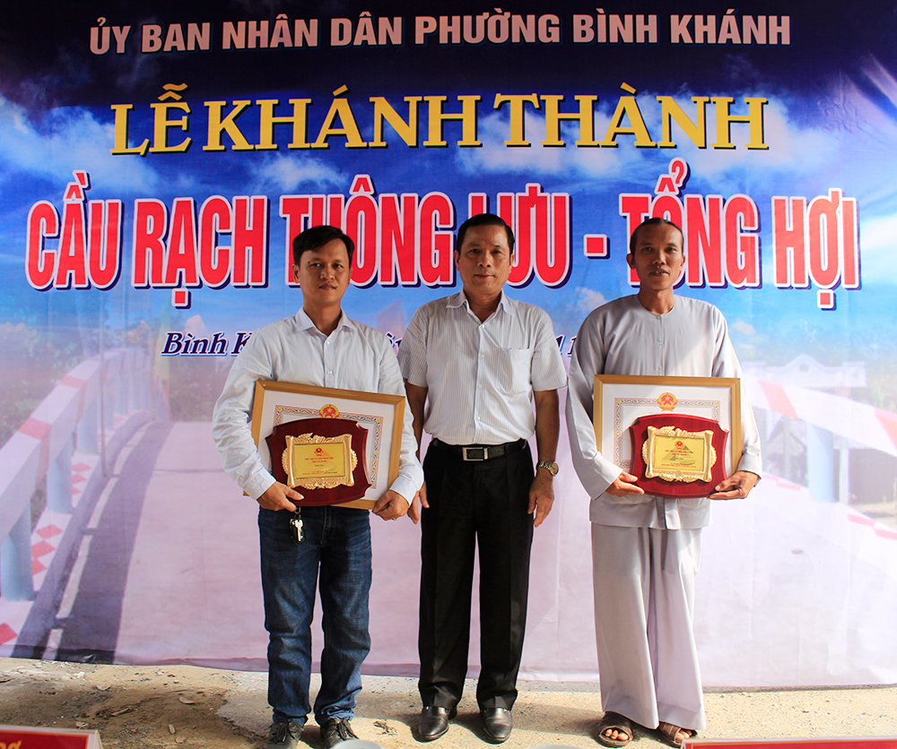 Khánh thành cầu rạch Thông Lưu - Tổng Hợi Khánh thành cầu rạch Thông Lưu - Tổng Hợi