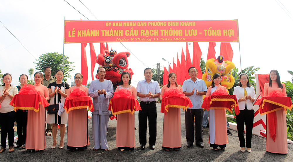 Khánh thành cầu rạch Thông Lưu - Tổng Hợi Khánh thành cầu rạch Thông Lưu - Tổng Hợi