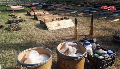 Bất ngờ phát hiện căn cứ chứa đầy vũ khí hóa học của phiến quân ở Syria