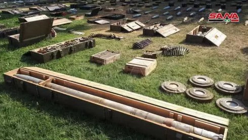 Bất ngờ phát hiện căn cứ chứa đầy vũ khí hóa học của phiến quân ở Syria