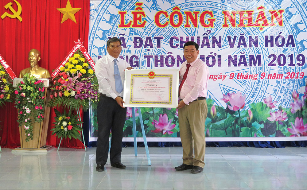 Giữ vững tiêu chí các xã văn hóa nông thôn mới
