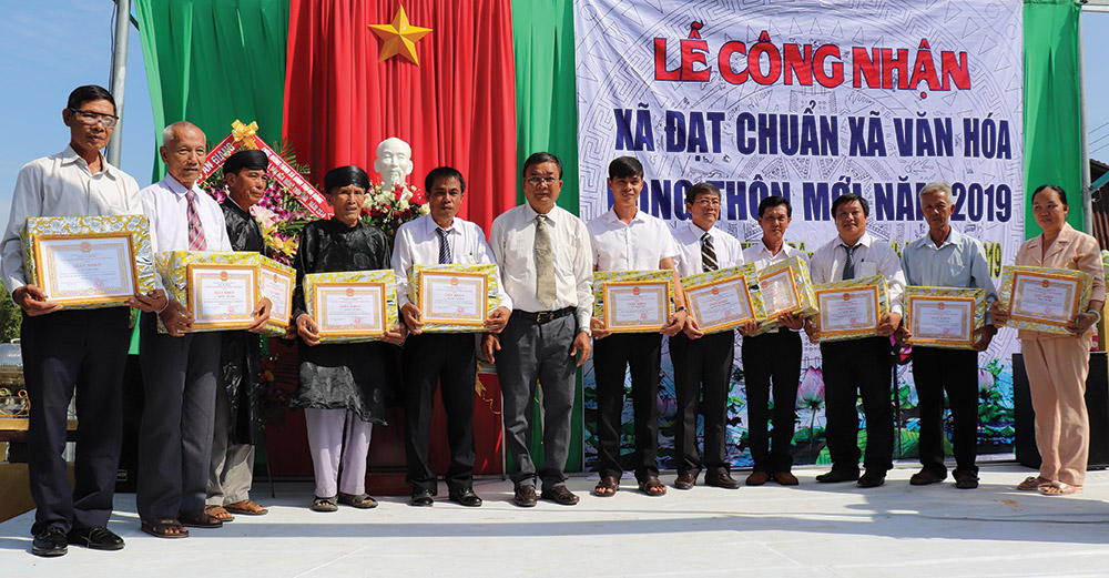 Giữ vững tiêu chí các xã văn hóa nông thôn mới