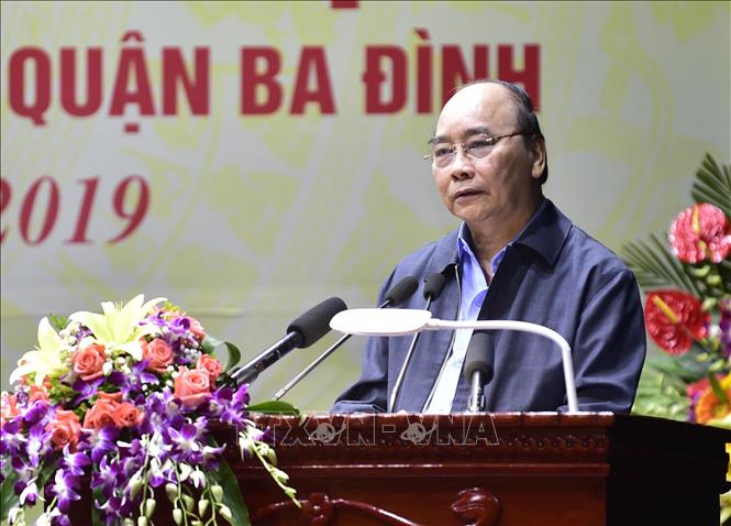 Thủ tướng Nguyễn Xuân Phúc dự Ngày hội Đại đoàn kết toàn dân tộc tại Hà Nội