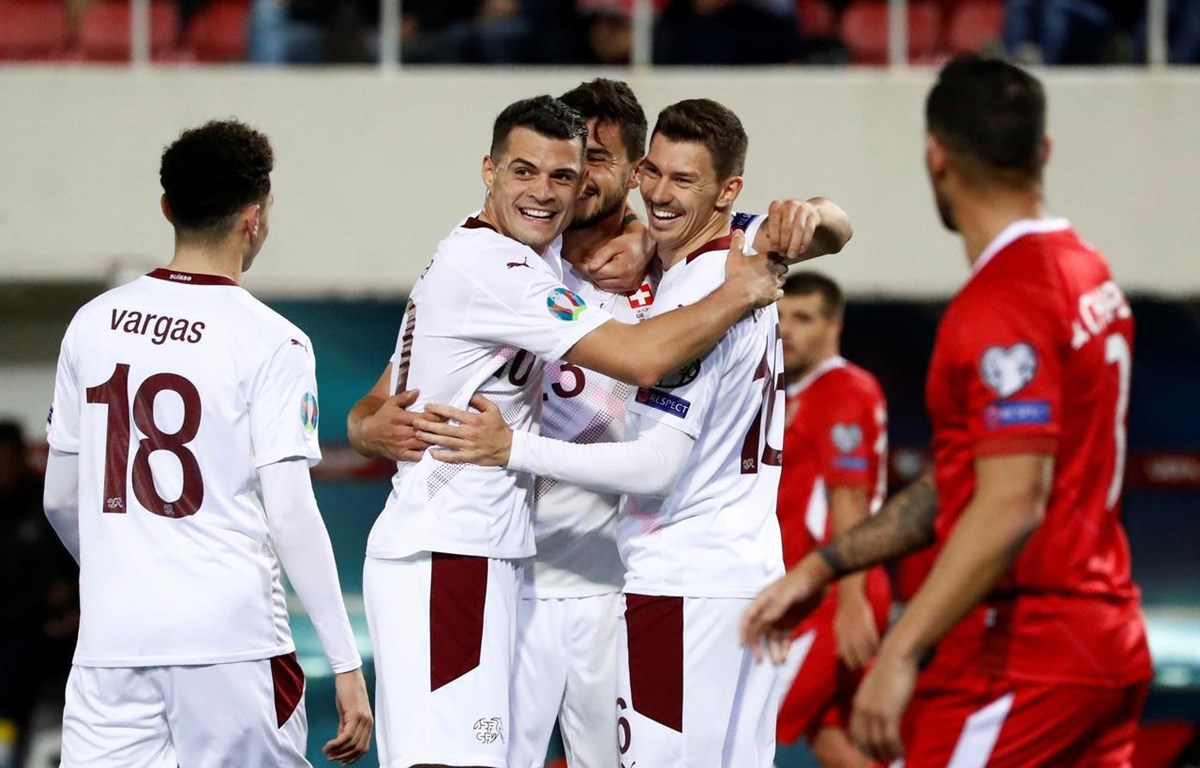 Xác định được 19 đội tuyển tham dự vòng chung kết Euro 2020