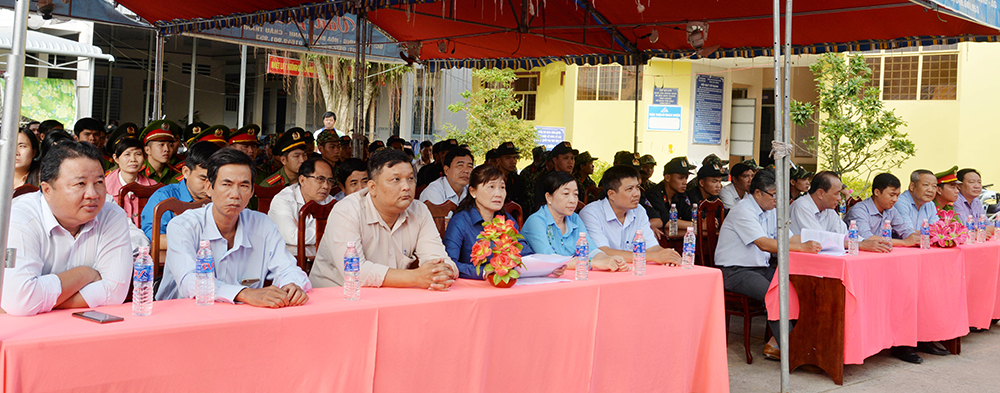 Châu Thành: Xuất quân thực hiện các hoạt động Tết quân – dân năm 2020