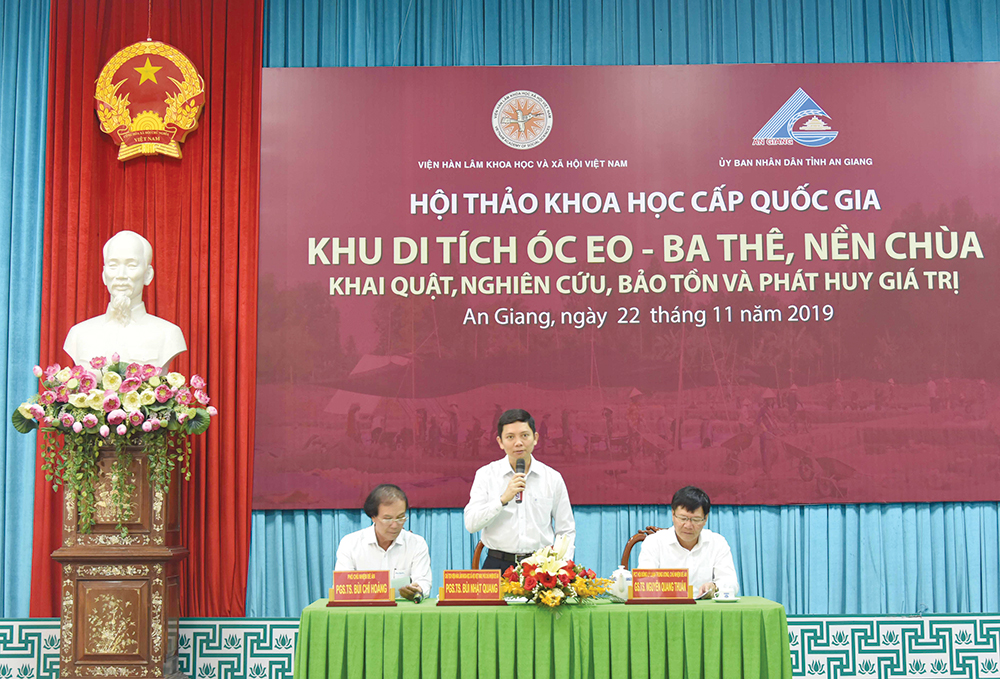 Giá trị khoa học của Khu di tích Óc Eo - Ba Thê, Nền Chùa qua công tác khai quật và nghiên cứu Giá trị khoa học của Khu di tích Óc Eo - Ba Thê, Nền Chùa qua công tác khai quật và nghiên cứu