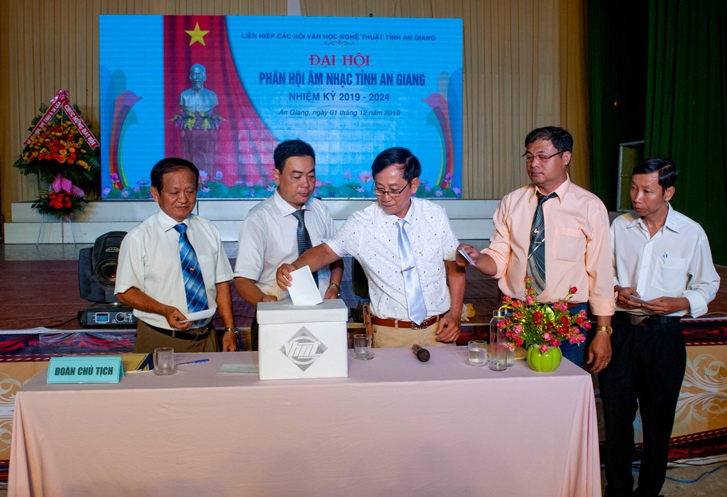 Đại hội Phân hội Âm nhạc tỉnh An Giang, nhiệm kỳ 2019- 2024