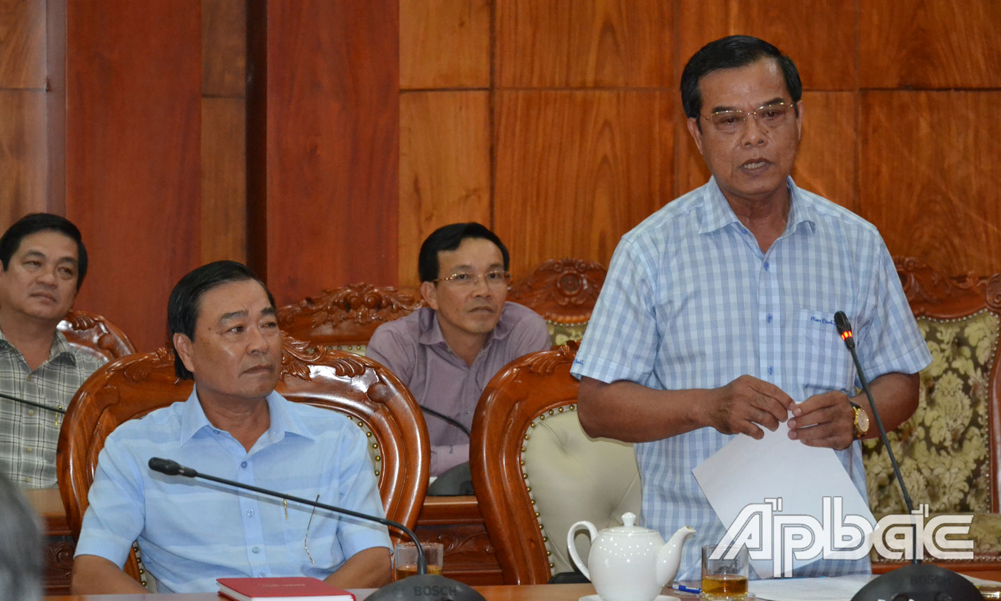 Tiền Giang trao đổi với Bạc Liêu về công tác giải phóng mặt bằng