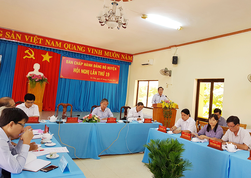 Tri Tôn hướng đến Đại hội Đảng nhiệm kỳ 2020-2025 Tri Tôn hướng đến Đại hội Đảng nhiệm kỳ 2020-2025