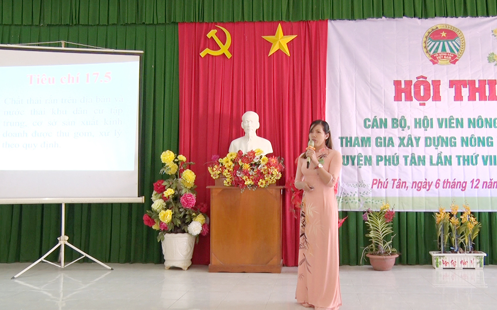 Huyện Phú Tân tổ chức Hội thi cán bộ, hội viên nông dân xây dựng nông thôn mới Huyện Phú Tân tổ chức Hội thi cán bộ, hội viên nông dân xây dựng nông thôn mới