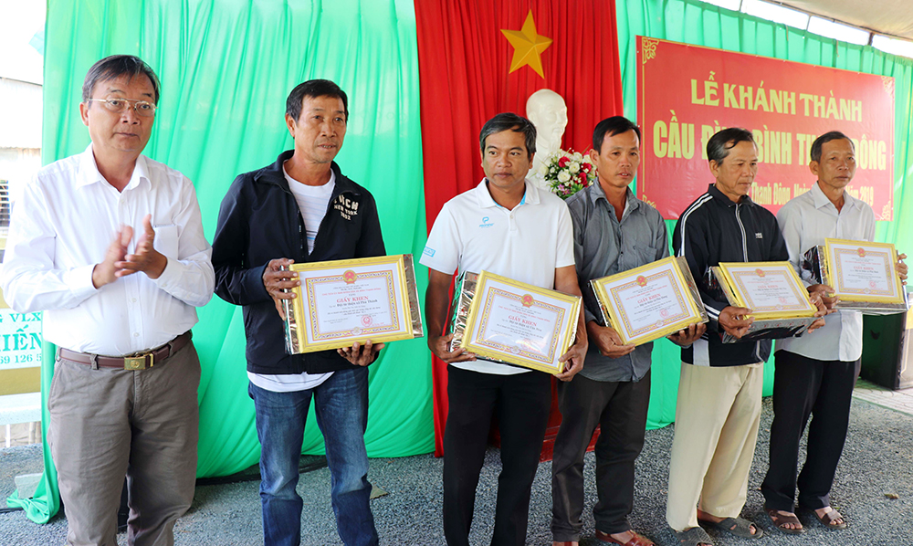 Khánh thành cầu Đình xã Bình Thạnh Đông