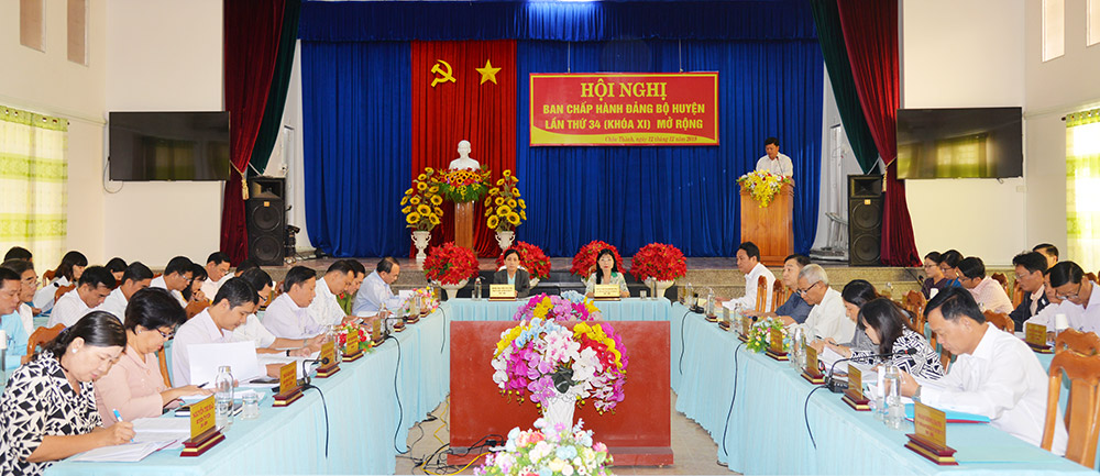 Châu Thành: Tập trung tổ chức tốt Đại hội Đảng các cấp