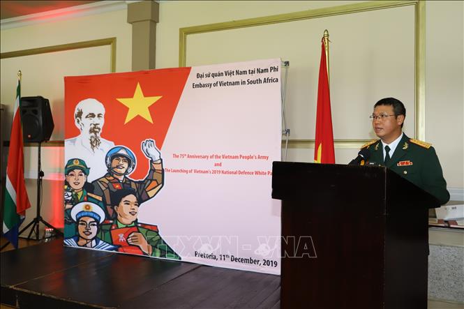 Lễ kỷ niệm 75 năm Ngày thành lập Quân đội nhân dân Việt Nam tại Nam Phi