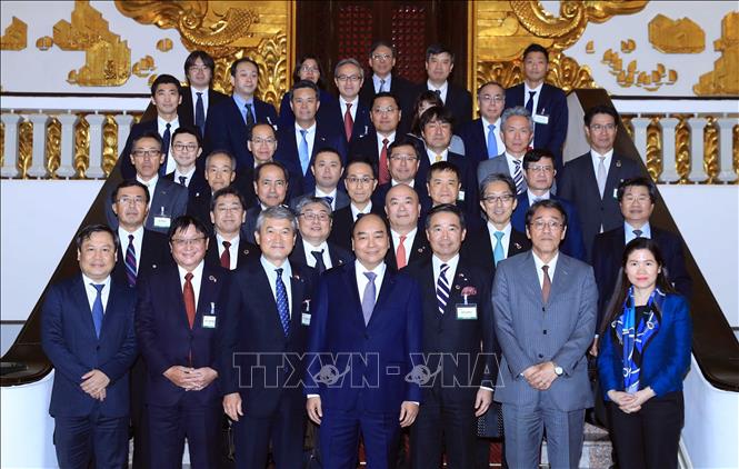 Thủ tướng Nguyễn Xuân Phúc tiếp Đoàn Uỷ ban Kinh tế Nhật - Việt