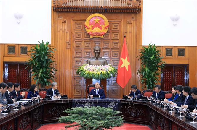 Thủ tướng Nguyễn Xuân Phúc tiếp Đoàn Uỷ ban Kinh tế Nhật - Việt