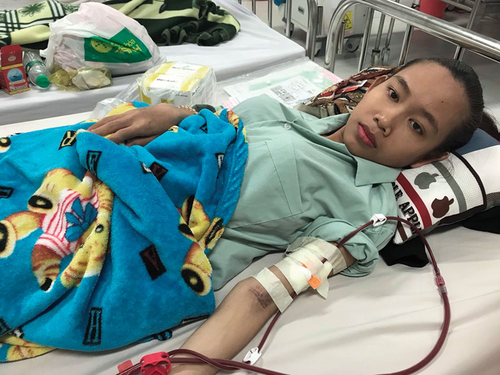 Người mẹ trẻ mắc bệnh suy thận