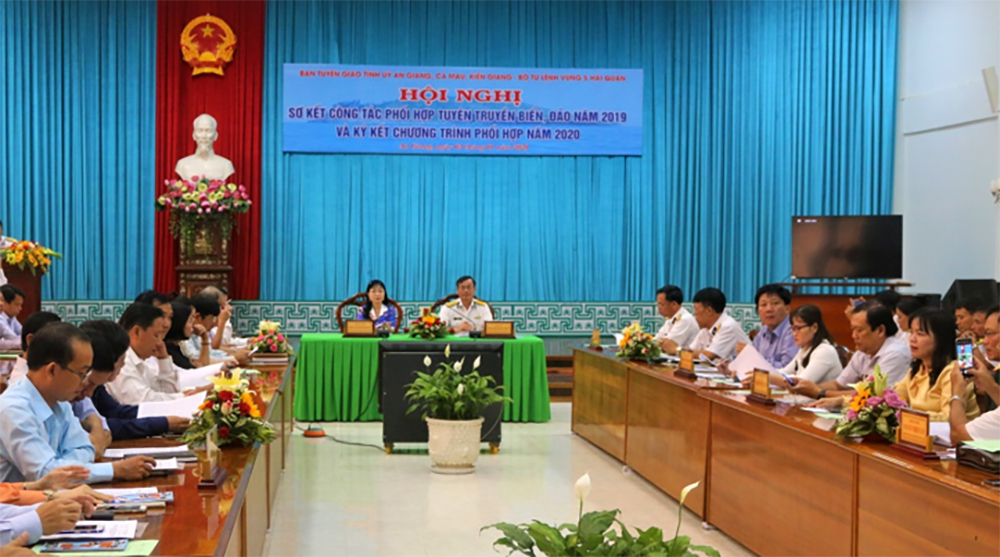 Sơ kết công tác phối hợp tuyên truyền biển, đảo năm 2019