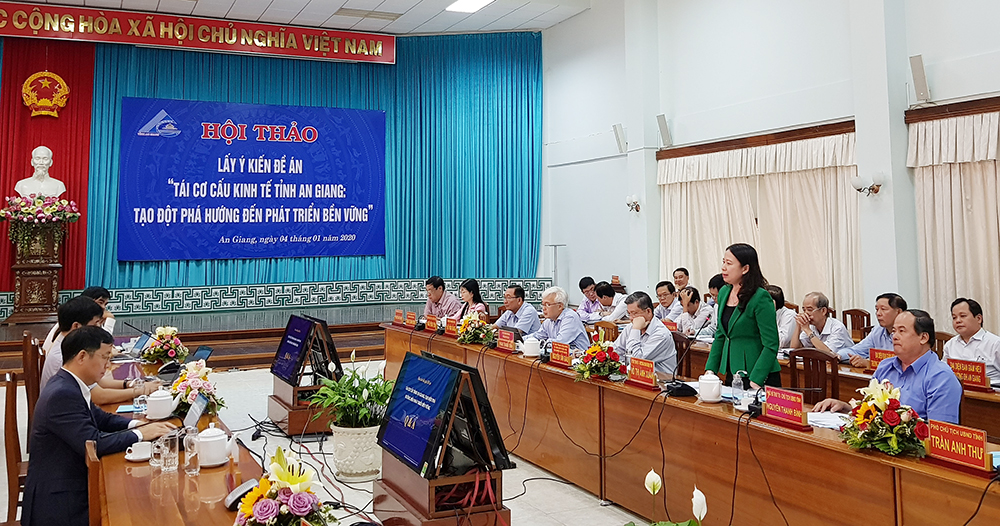 Đóng góp ý kiến Đề án "Tái cơ cấu kinh tế tỉnh An Giang" Đóng góp ý kiến tái cơ cấu kinh tế An Giang