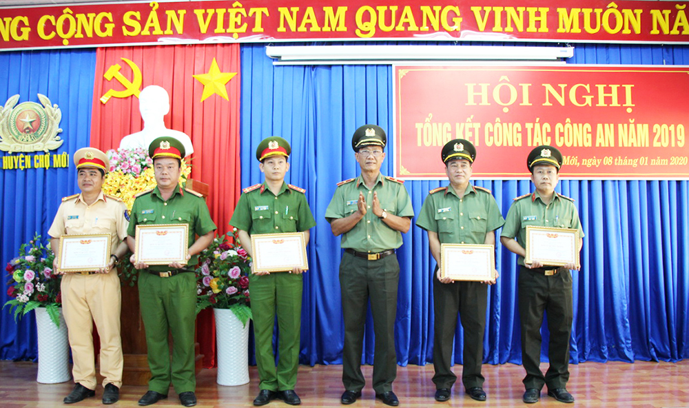 Chợ Mới tổng kết công tác công an năm 2019