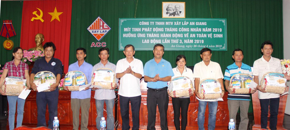Công ty TNHH MTV Xây lắp An Giang đạt và vượt tất cả các chỉ tiêu kế hoạch