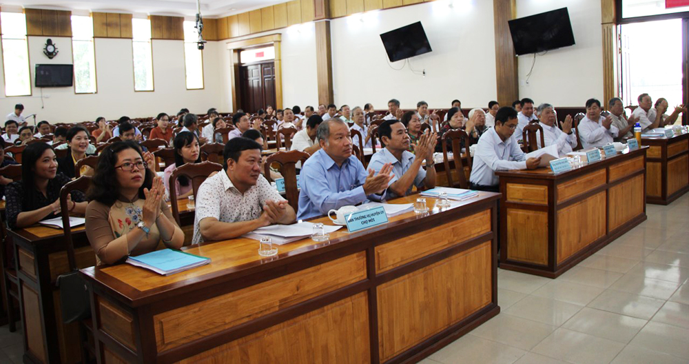Chợ Mới tổ chức Hội thảo góp ý công trình khoa học Cù lao ông Chưởng - 320 năm