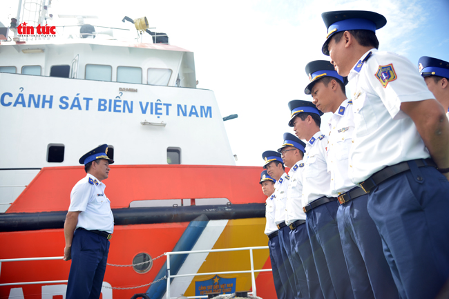 Cảnh sát biển lên đường canh giữ vùng biển đảo ngày Tết