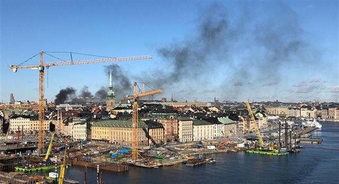 Nổ lớn làm rung chuyển khu chung cư ở thủ đô Stockholm