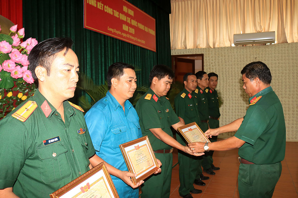 Ban Chỉ huy Quân sự TP. Long Xuyên: Tập trung xây dựng đơn vị vững mạnh toàn diện