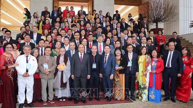 Thủ tướng gặp mặt kiều bào tham dự Xuân Quê hương 2020
