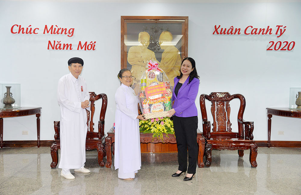 Các tổ chức tôn giáo chúc Tết Tỉnh ủy An Giang