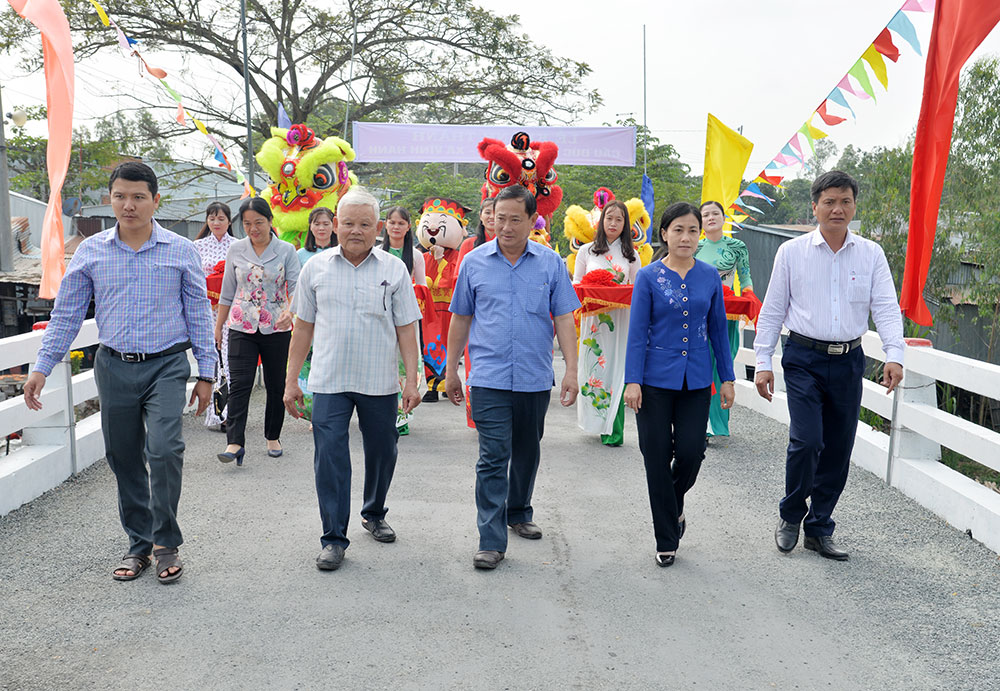 Xã Vĩnh Hanh khánh thành cầu Đúc ấp Vĩnh Lợi