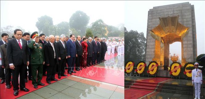 Lãnh đạo Đảng, Nhà nước vào Lăng viếng Chủ tịch Hồ Chí Minh