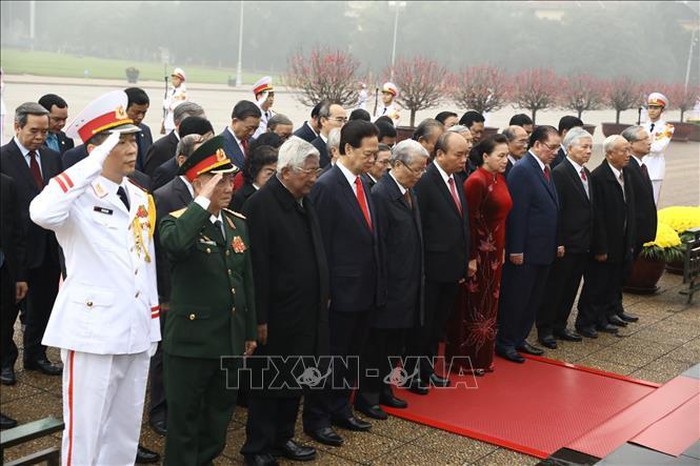 Lãnh đạo Đảng, Nhà nước vào Lăng viếng Chủ tịch Hồ Chí Minh