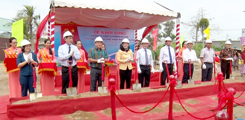 Khởi công xây dựng khu nhà ở công vụ cho cán bộ, công chức có hoàn cảnh khó khăn về nhà ở