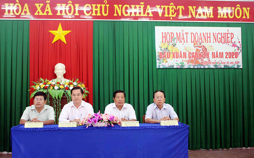 TX. Tân Châu họp mặt doanh nghiệp đầu Xuân Canh Tý 2020