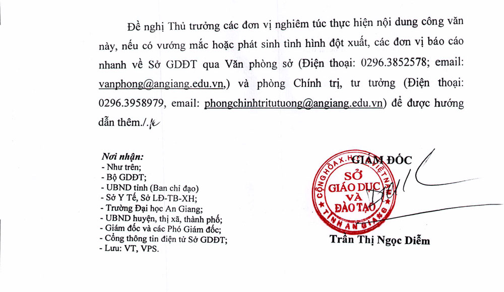 Học sinh, học viên An Giang được nghỉ học đến ngày 16-2, để phòng tránh dịch viêm đường hô hấp cấp do chủng mới của virus Corona gây ra