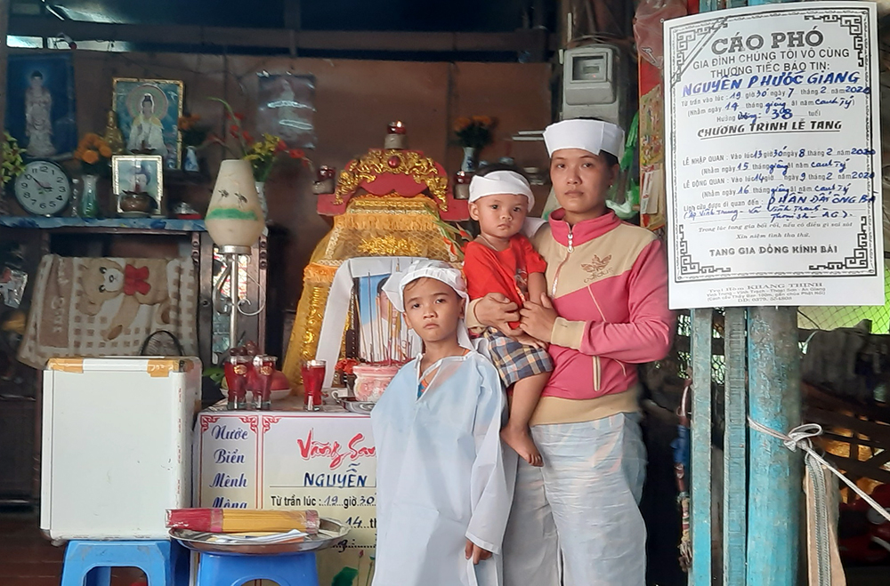 Một gia đình cần được giúp đỡ