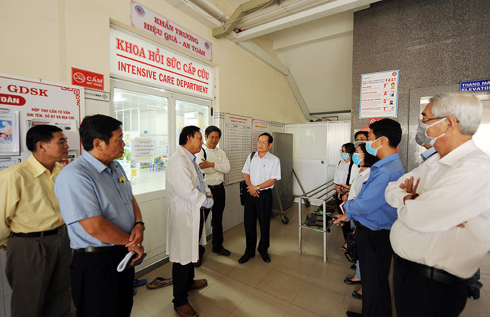 Khảo sát công tác phòng, chống dịch bệnh viêm đường hô hấp cấp do chủng mới của virus Corona gây ra tại An Phú