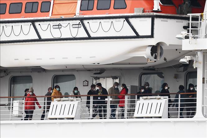 Nhật Bản xác nhận 355 trường hợp nhiễm COVID-19 trên du thuyền Diamond Princess