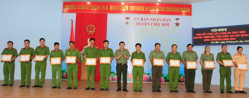 Tổng kết công tác Công an tham gia xây dựng nông thôn mới