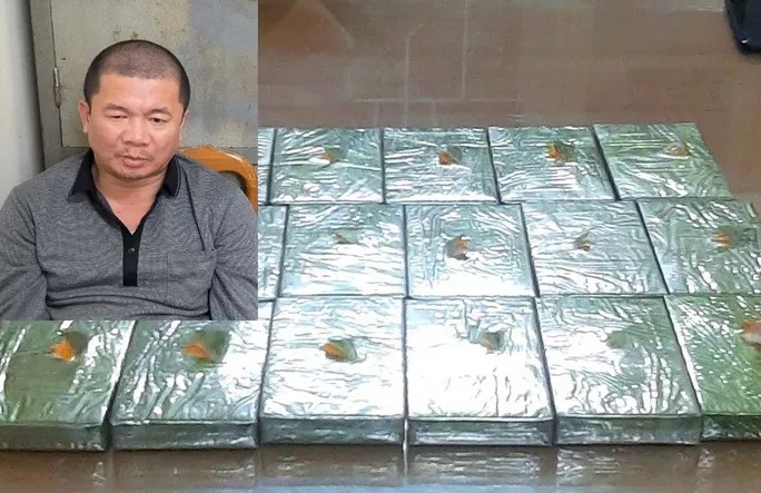 Tóm gọn kẻ "ôm" 17 bánh heroin trên chuyến tàu Bắc Nam