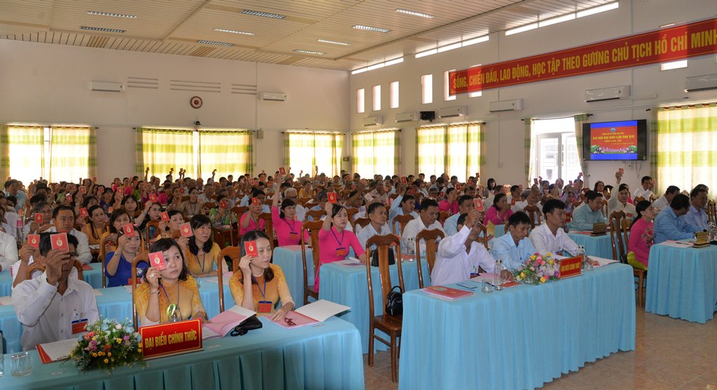 Đại hội điểm Đảng bộ thị trấn An Châu lần thứ XVI (nhiệm kỳ 2020-2025)