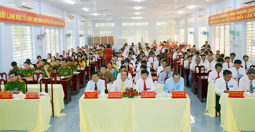 Đại hội đại biểu Đảng bộ phường Vĩnh Nguơn lần thứ XVI (nhiệm kỳ 2020-2025)