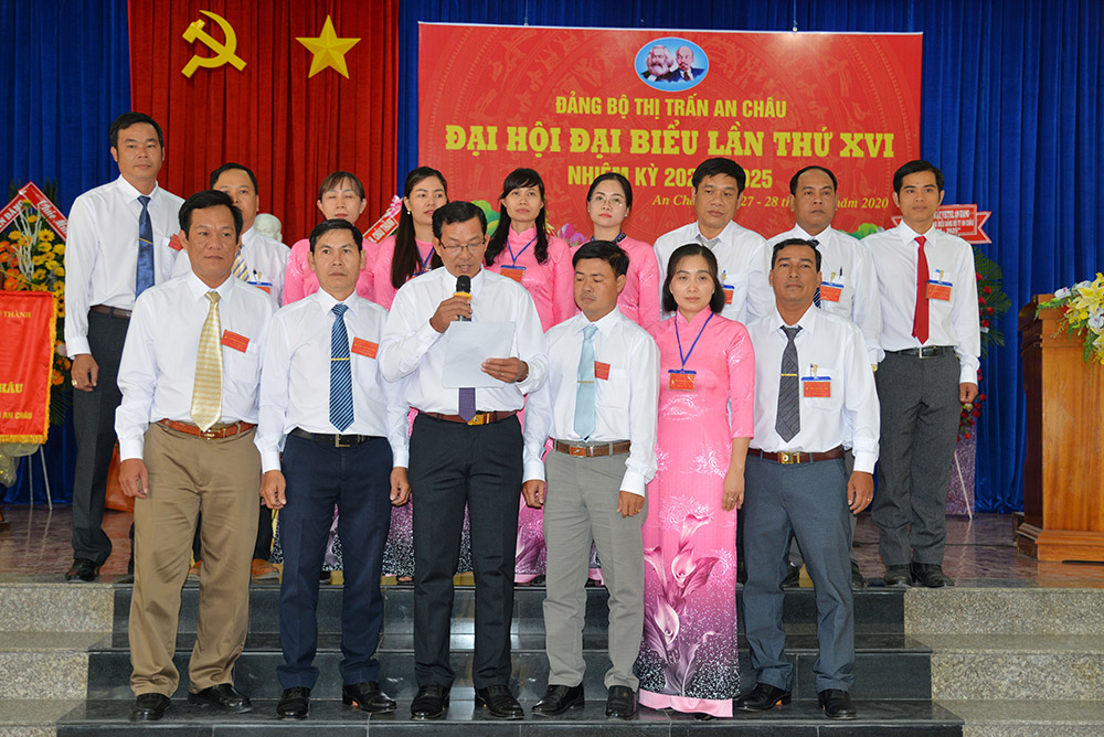 Đại hội điểm Đảng bộ thị trấn An Châu lần thứ XVI (nhiệm kỳ 2020-2025) thành công tốt đẹp