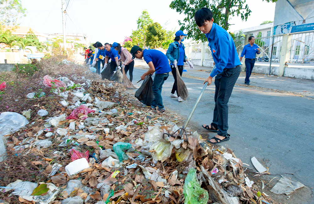 Thành đoàn Châu Đốc ra quân Tháng Thanh niên năm 2020
