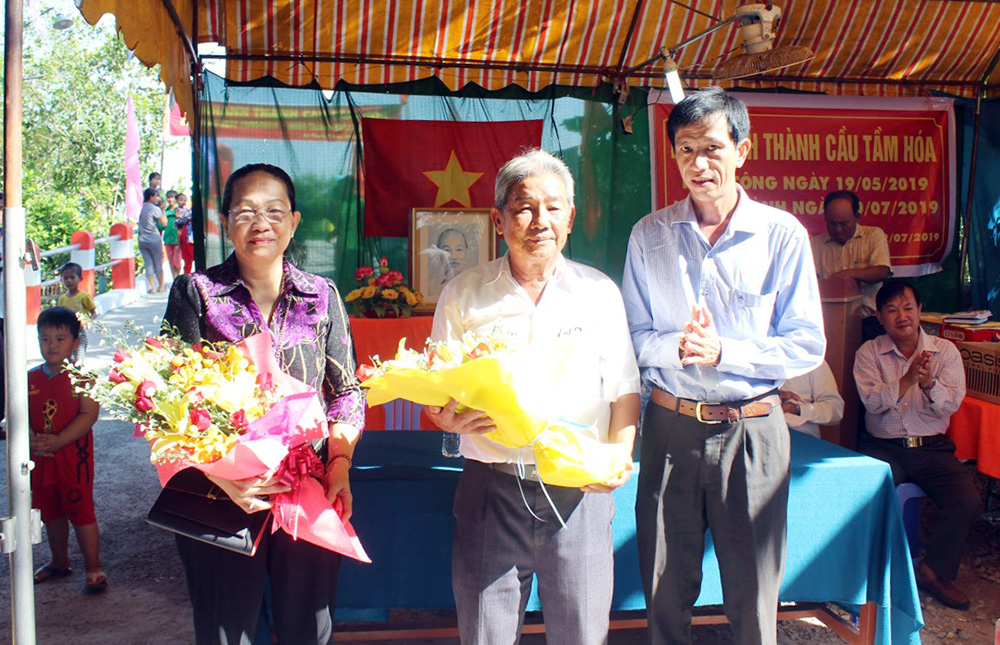 Chợ Mới huy động sức dân xây dựng cầu giao thông nông thôn