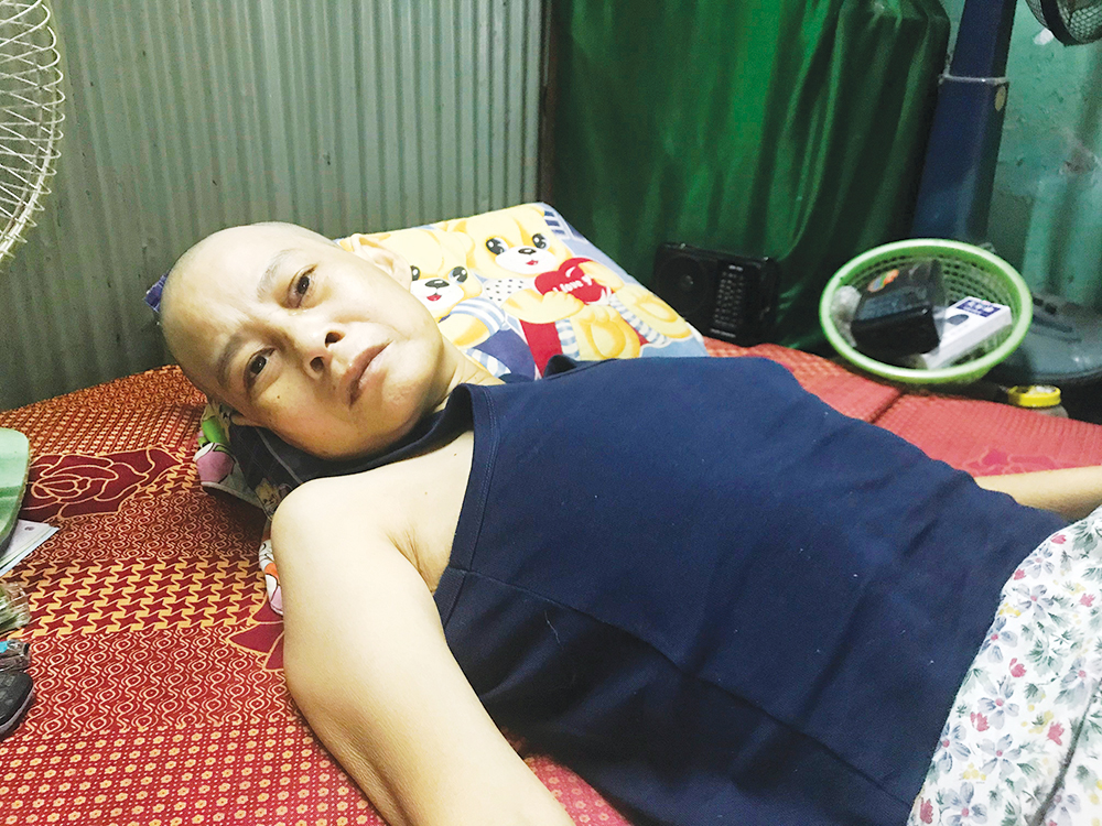 Tình cảnh đáng thương của người phụ nữ bị ung thư