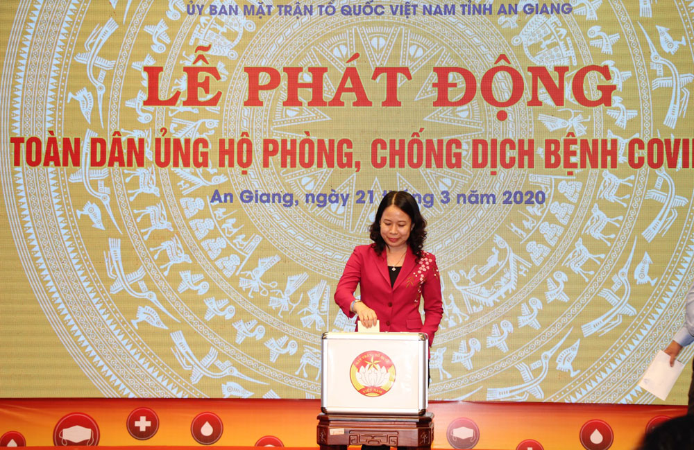 An Giang phát động toàn dân tham gia ủng hộ phòng, chống dịch bệnh Covid-19