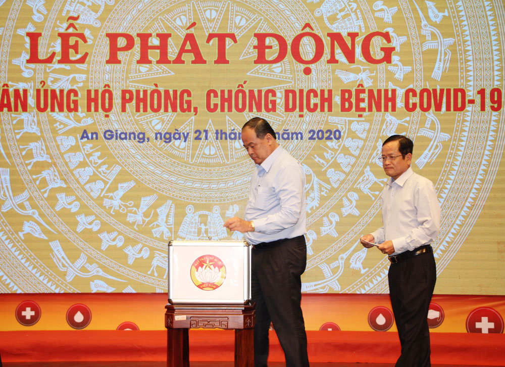 An Giang phát động toàn dân tham gia ủng hộ phòng, chống dịch bệnh Covid-19