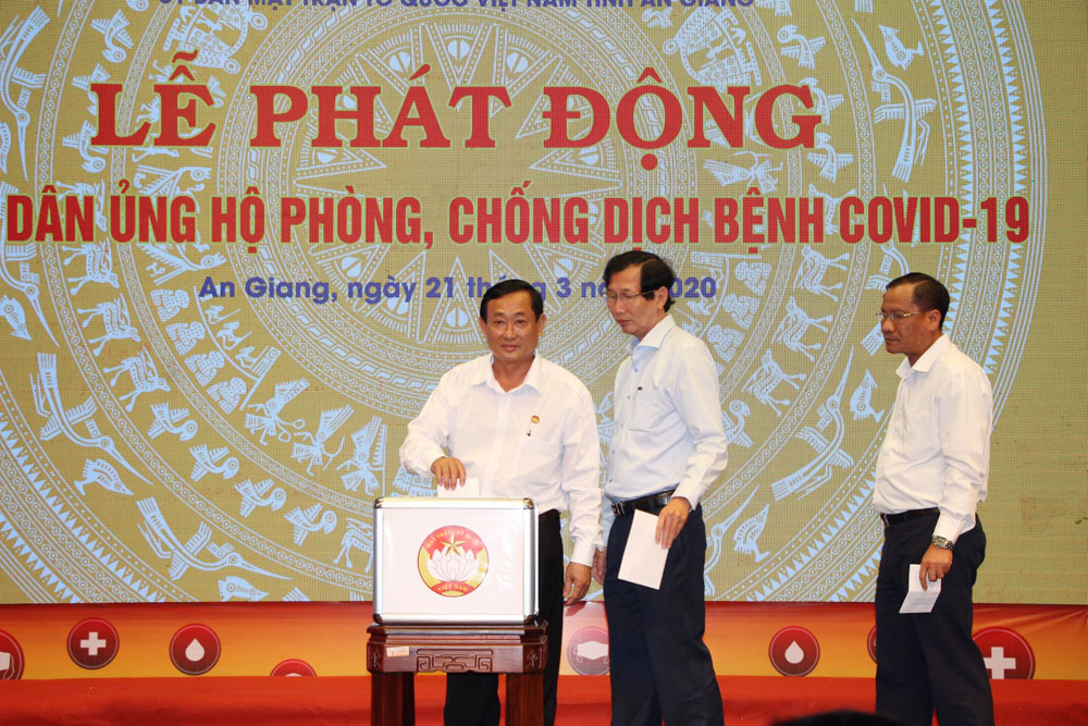 An Giang phát động toàn dân tham gia ủng hộ phòng, chống dịch bệnh Covid-19